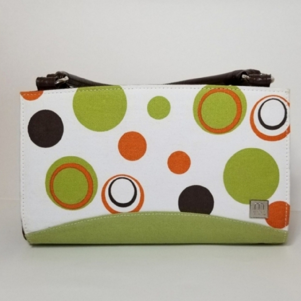 Miche Classic White Circles Joie Canvas Shell